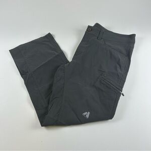 Eddie Bauer Men’s SZ 38x30 Gray First Ascent Nylon Hiking Outdoor Pants Cargo